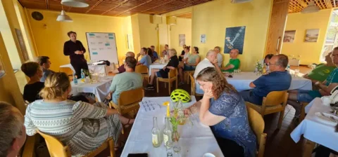 Rasmus Andresen erläutert die Europapolitik der Grünen im Hinblick auf die Europawahl 2024